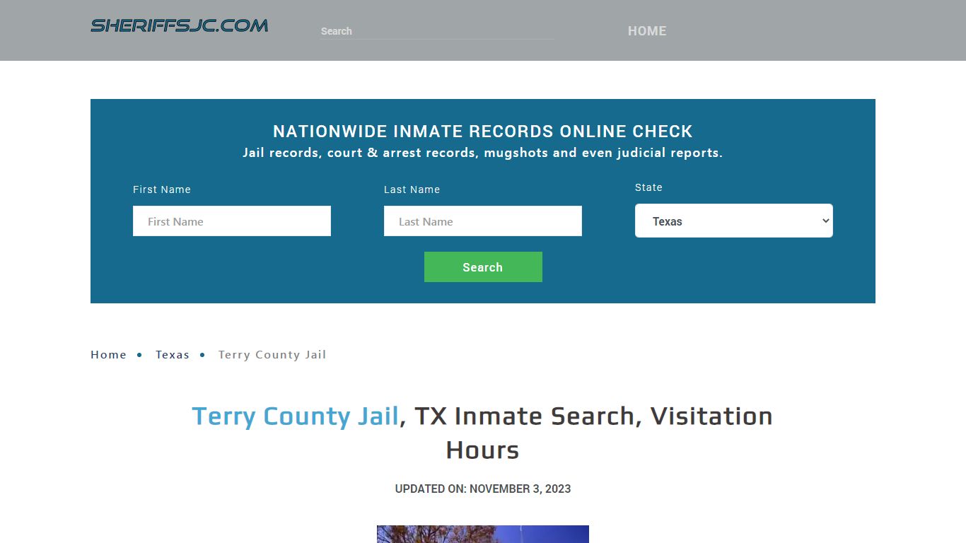 Terry County Jail, TX Inmate Search, Visitation Hours